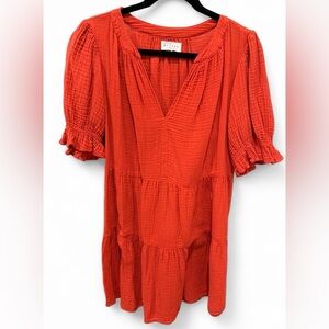VELVET - women’s bright orange dress